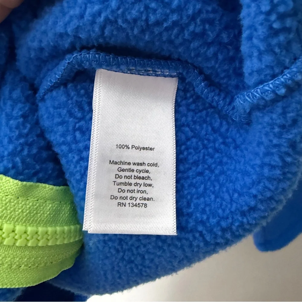 Vineyard Vines Boys Kids Fleece Full Zip Hooded Hoodie Jacket Coat Blue